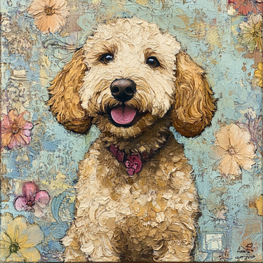 Dog Sign, Doodle Sign, DCO-13002, Sign For Wreath, 10x10